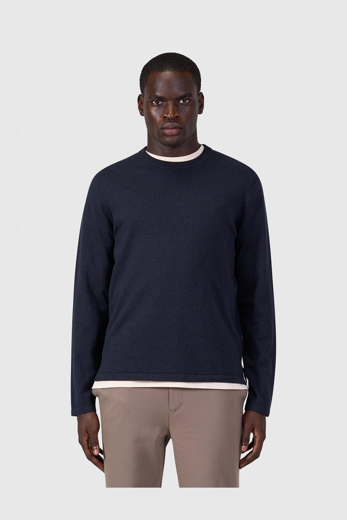 Light weight Knit Sweater Dark Navy