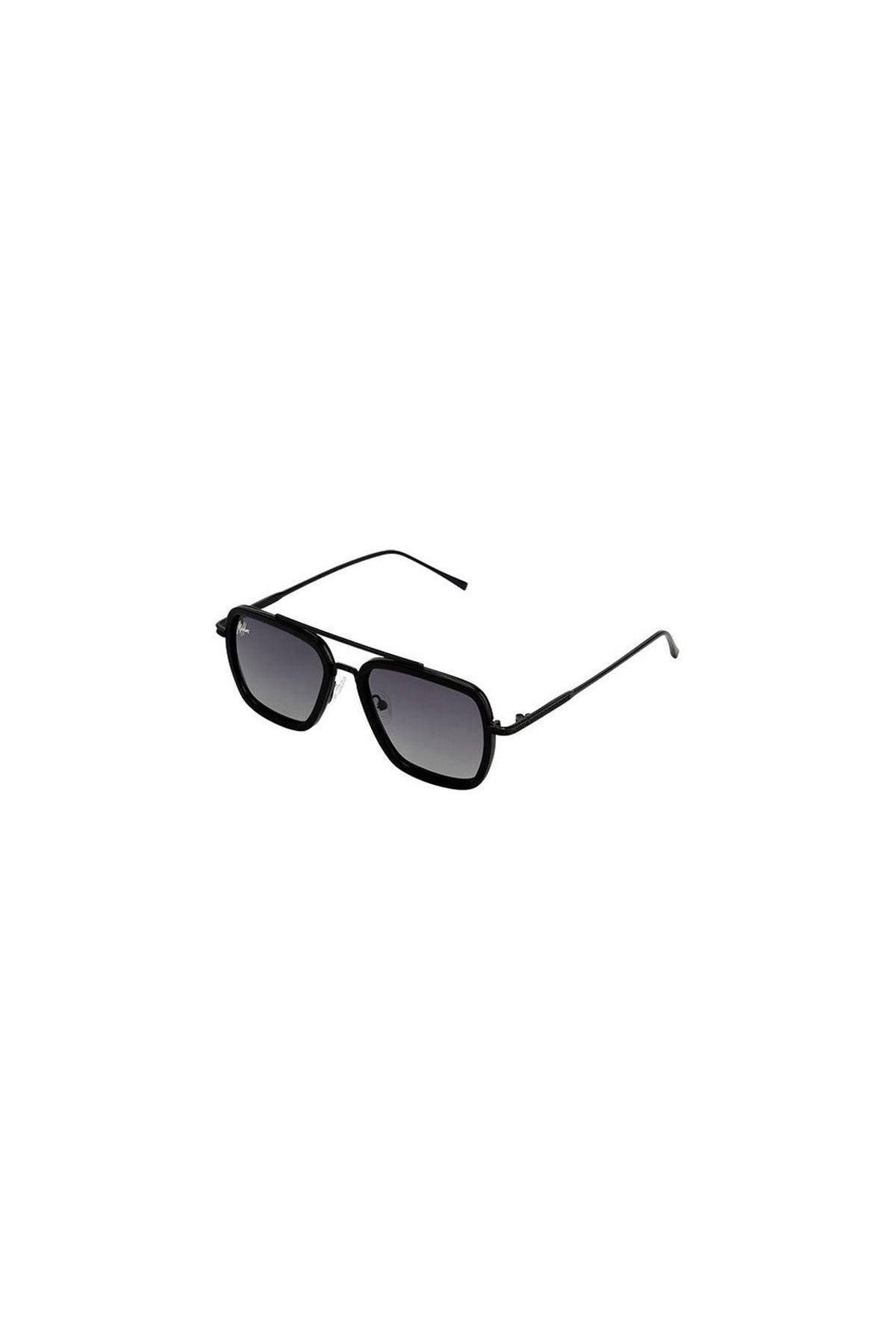 Abstract Sunglasses Black