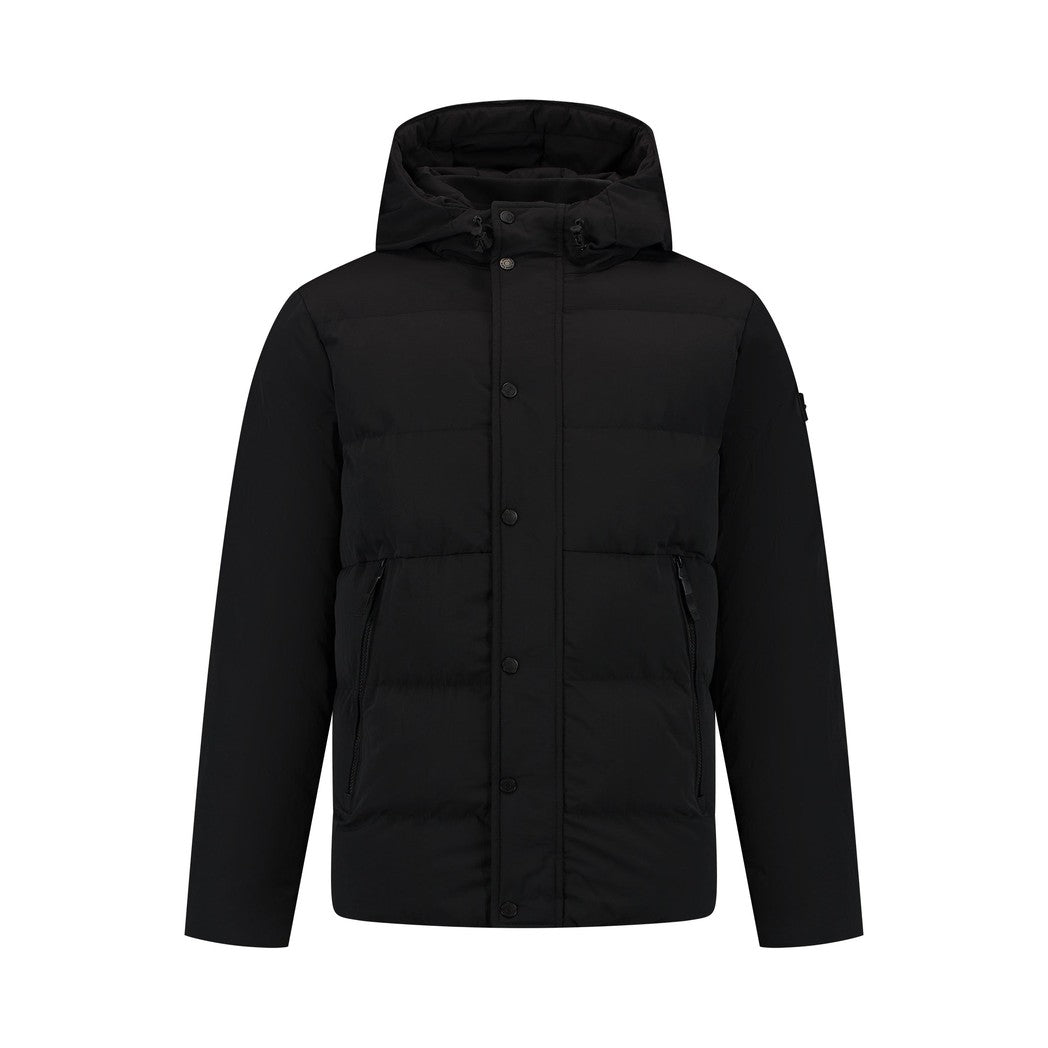 Activewear Hooded Jacket Black-Pure Path-Mansion Clothing