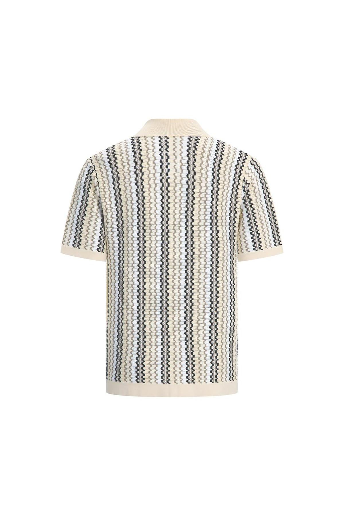 Ajour Knitwear Shirt Sand