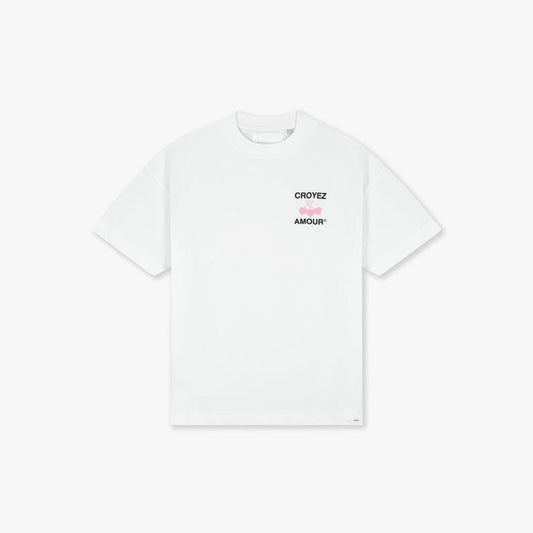 Amour T-Shirt White-CROYEZ-Mansion Clothing