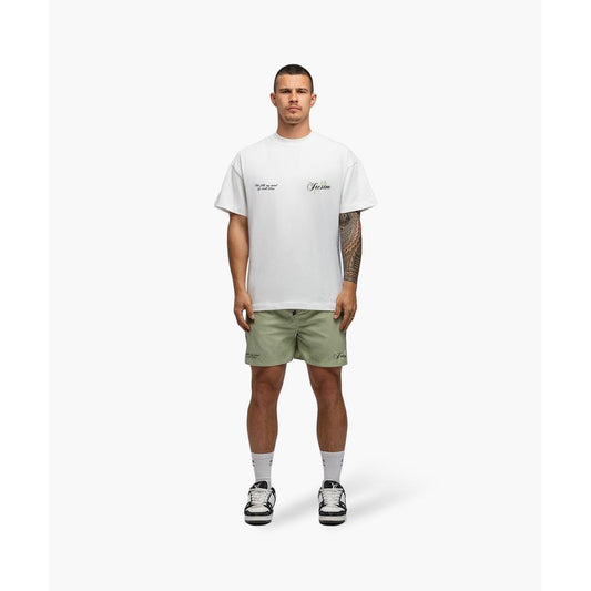 Angel Loose Fit t-shirt White/Sage Green-Jorcustom-Mansion Clothing
