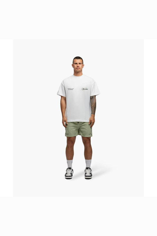 Angel Loose Fit t-shirt White/Sage Green