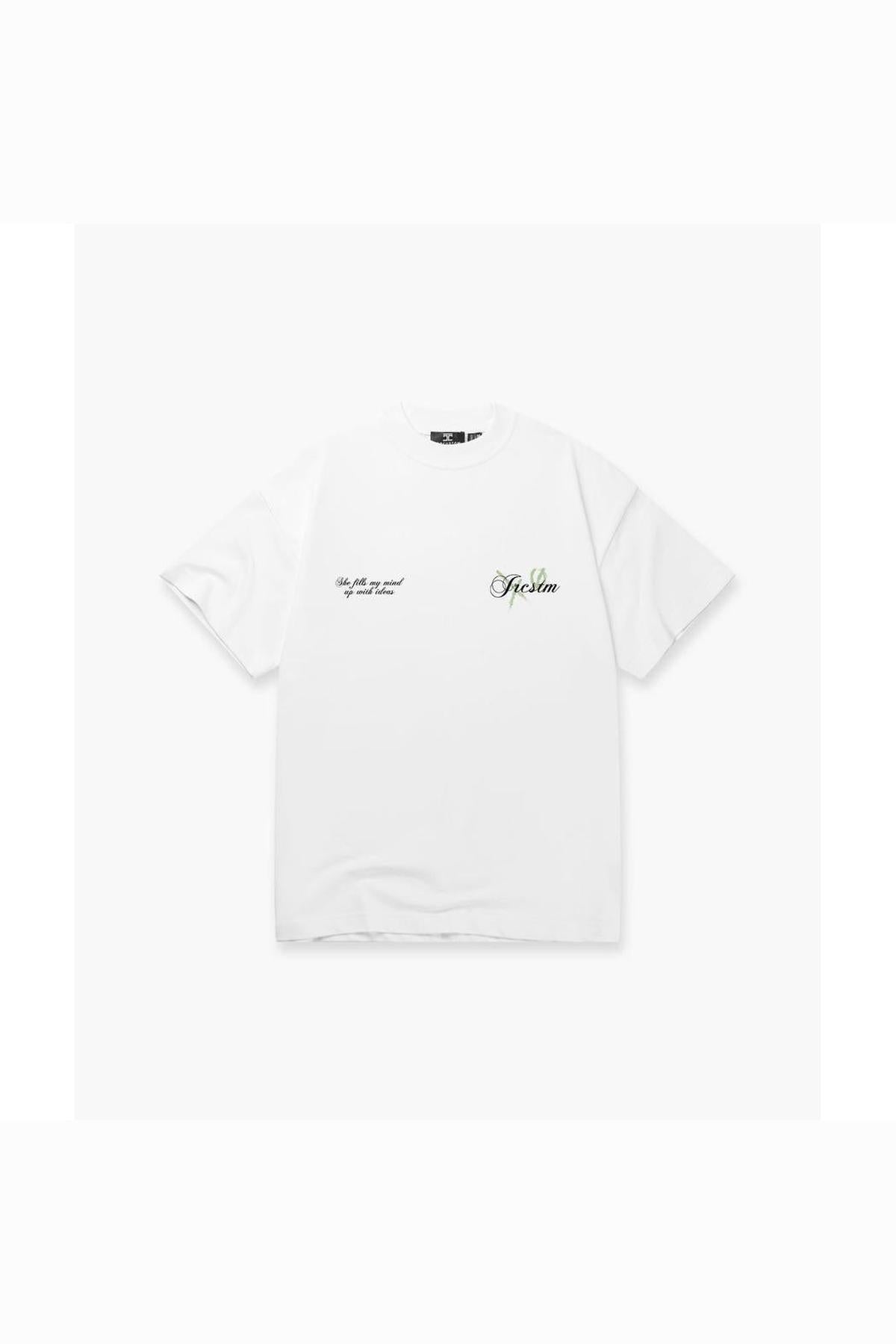Angel Loose Fit t-shirt White/Sage Green