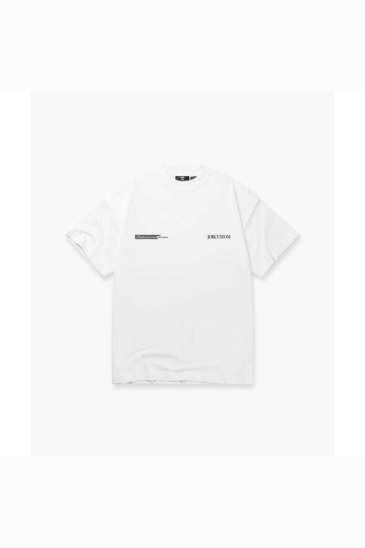 Angel2.0 Summer Set Loose Fit T-Shirt White-AcidGrey-JORCUSTOM-Mansion Clothing