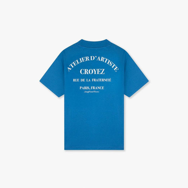 Atelier T-shirt Royal Blue-CROYEZ-Mansion Clothing