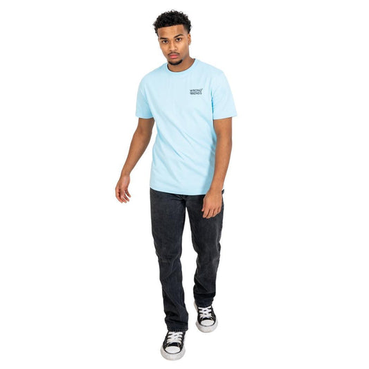 BELLEVUE T-SHIRT LIGHT BLUE-WRONG FRIENDS-Mansion Clothing