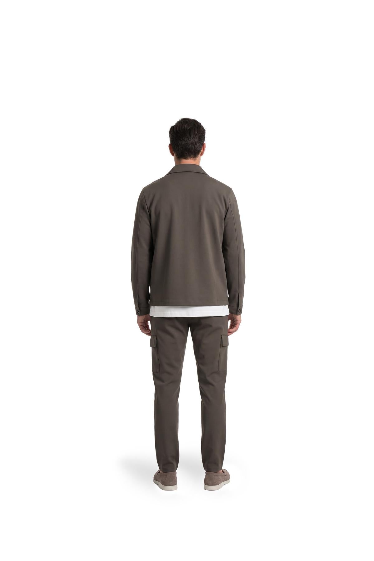 Blend Overshirt Dark Olive-Malelions Premium-Mansion Clothing