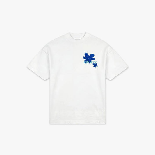 Botanique T-Shirt White/Tiffany Blue-Croyez-Mansion Clothing