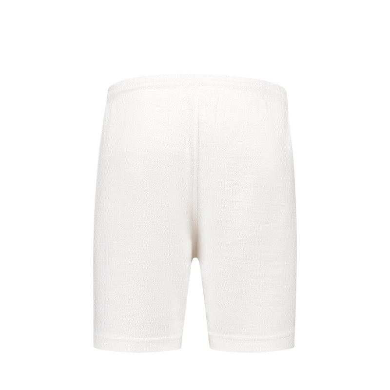 Bouclé Sweat Shorts - Off White-Pure Path-Mansion Clothing