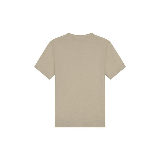 Bouclé T-Shirt Light Taupe-Malelions-Mansion Clothing