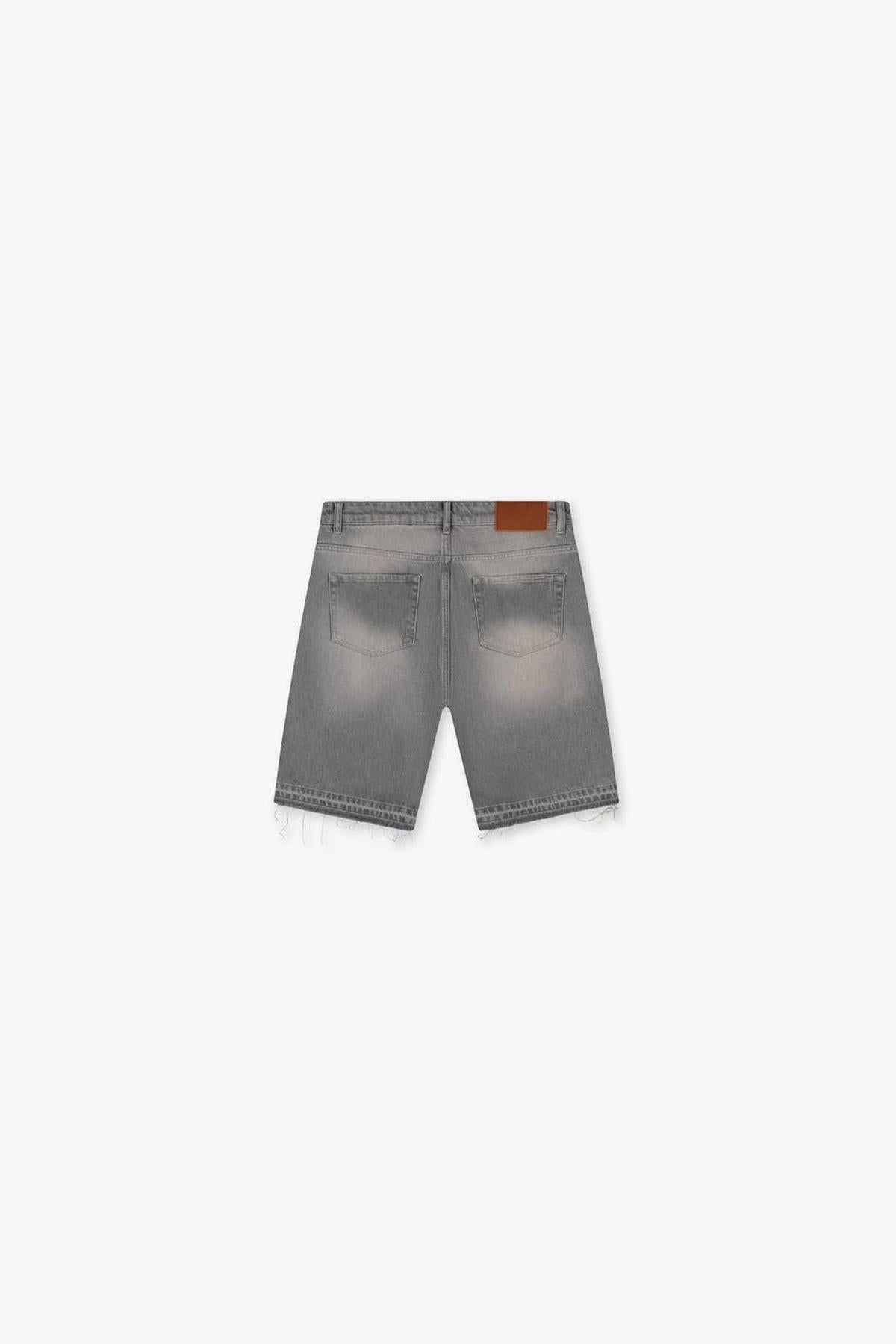 CD2 Stepped Hem Shorts Light Grey