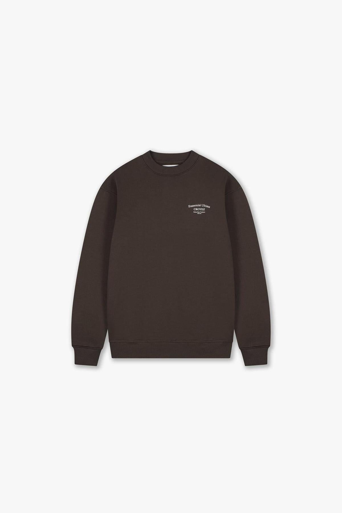 Fraternité Ultime Sweater Dark Brown