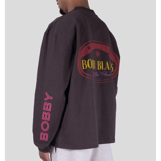 CREST LONGSLEEVE BROWN/RED