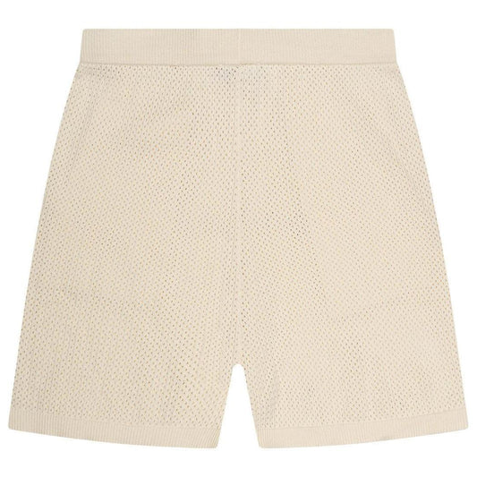 Crochet Boulevard Shorts Off White