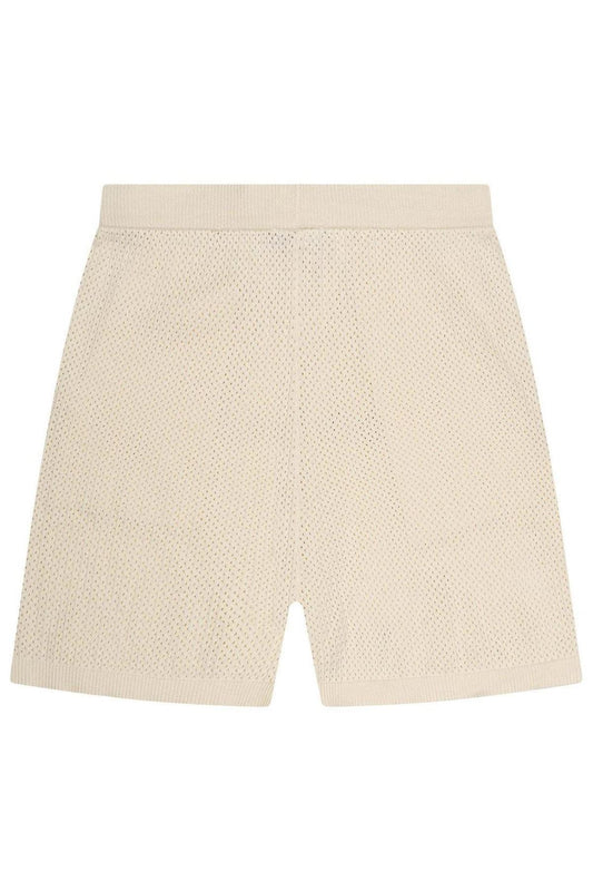 Crochet Boulevard Shorts Off White