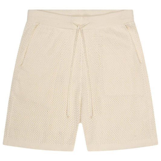 Crochet Boulevard Shorts Off White