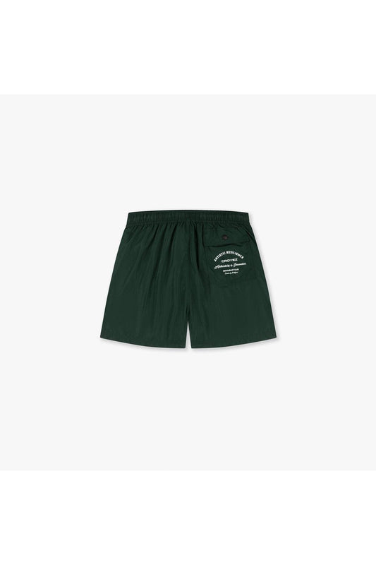 Croyez Enthusiast Club Swim Shorts Dark Green