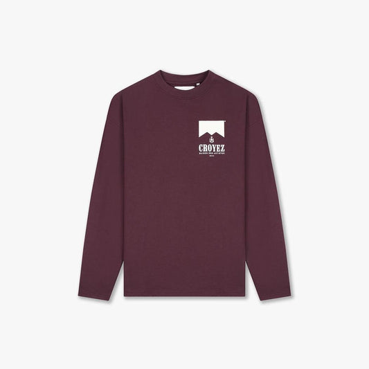 Croyez Maison Fumes Longsleeve Burgundy-Croyez-Mansion Clothing