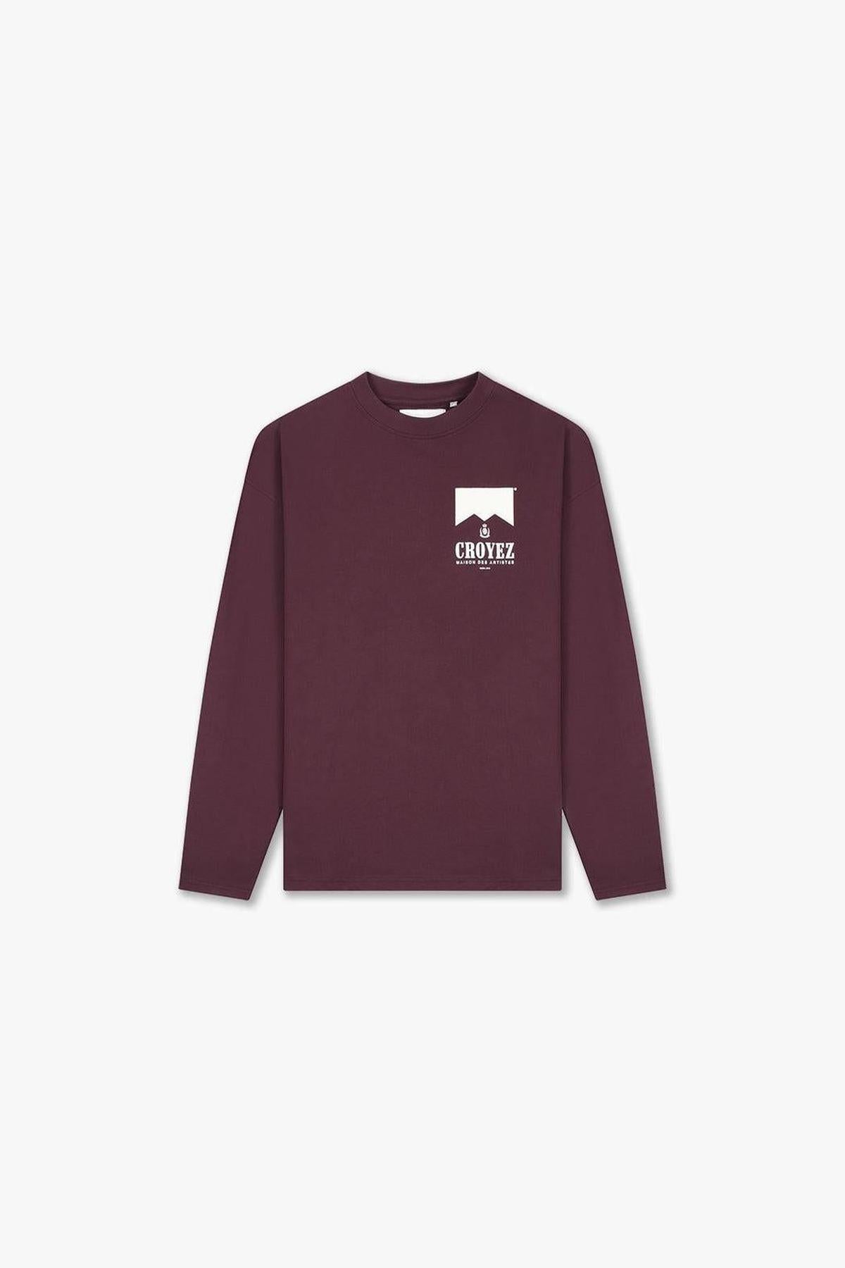 Croyez Maison Fumes Longsleeve Burgundy