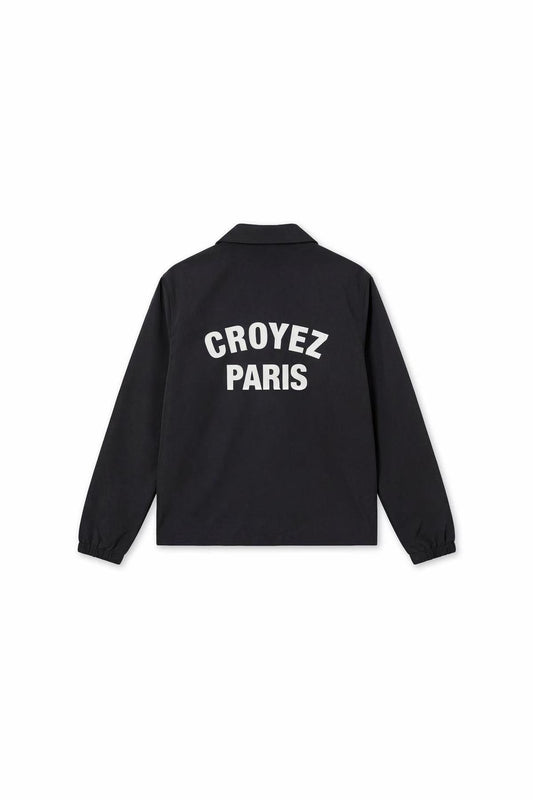 Croyez Paris Coach Jacket Black