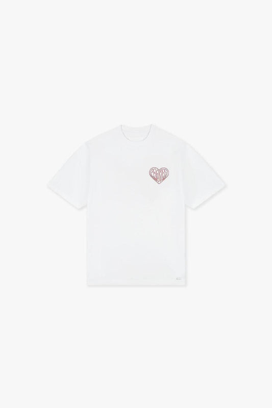 Croyez Stitched Heart T-Shirt White