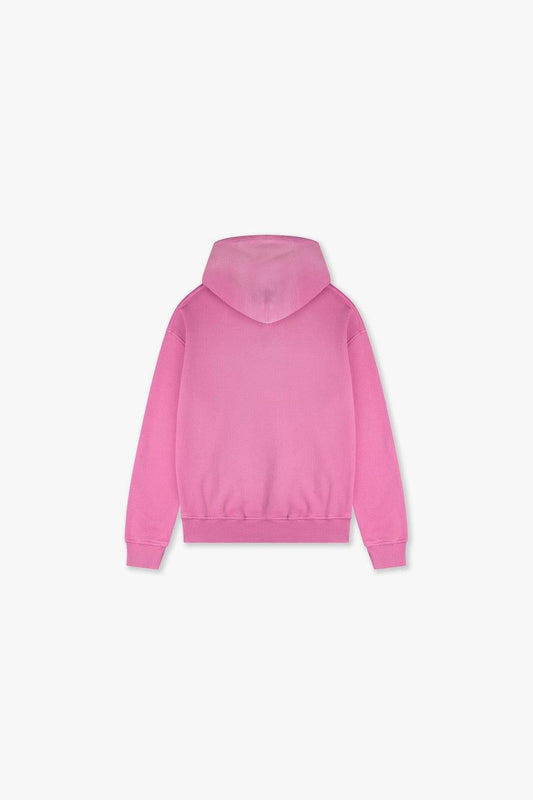 Cutout Hoodie Hot Pink