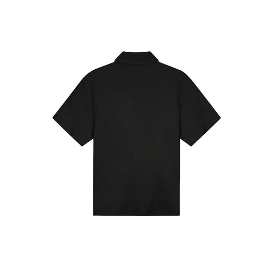 Emblem Seersucker Shirt Black