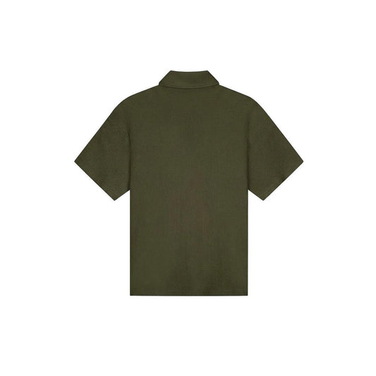 Emblem Seersucker Shirt Vintage Green