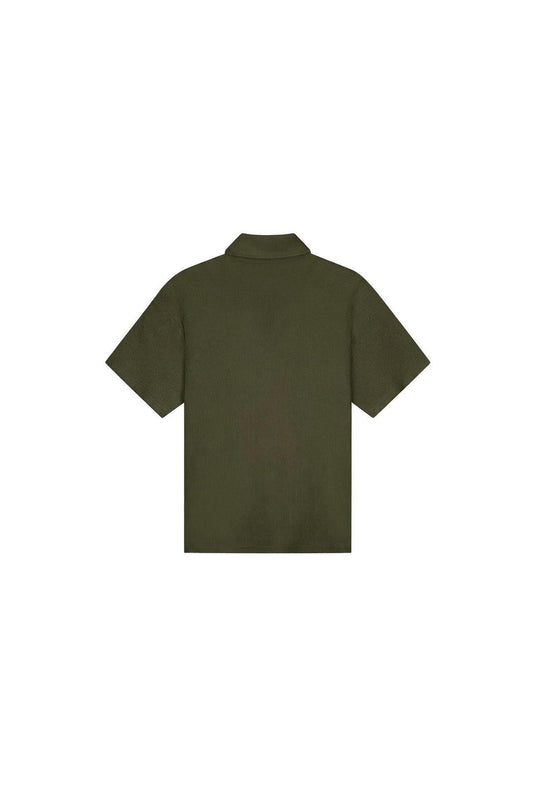 Emblem Seersucker Shirt Vintage Green