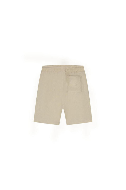 Emblem Seersucker Shorts Light Taupe