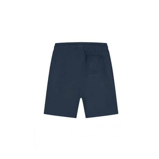 Emblem Seersucker Shorts Navy