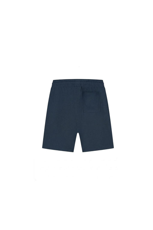 Emblem Seersucker Shorts Navy