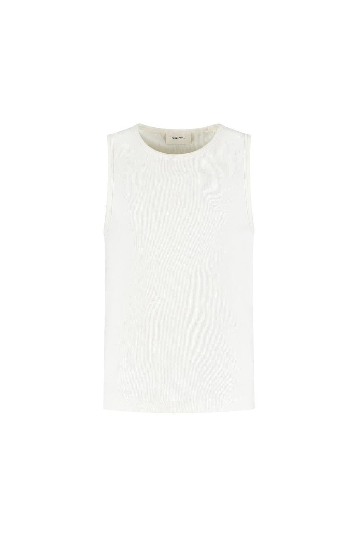 Essential Initials Tanktop Off White