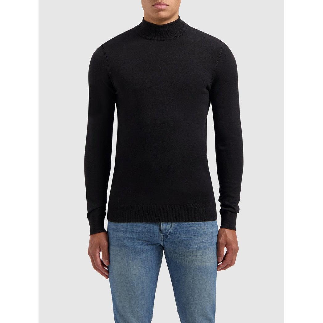 Essential Knit Mockneck - Black