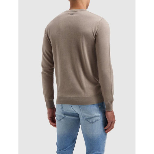 Essential Knitwear Crewneck - Taupe-Pure Path-Mansion Clothing