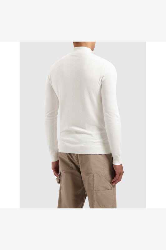 Essential Knitwear Mockneck Sweater Off White