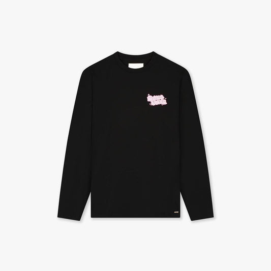 Fleur Heureuse Longsleeve Black-Croyez-Mansion Clothing