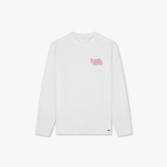 Fleur Heureuse Longsleeve White-Croyez-Mansion Clothing