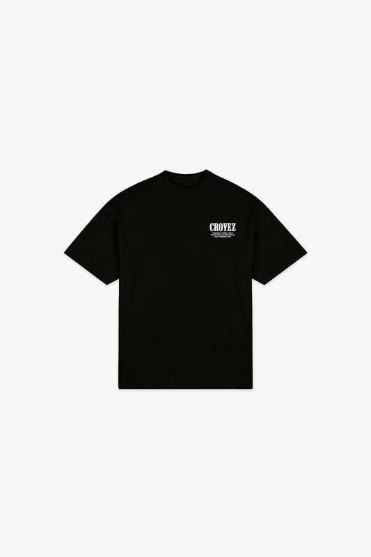 Flower and Heart T-Shirt Black