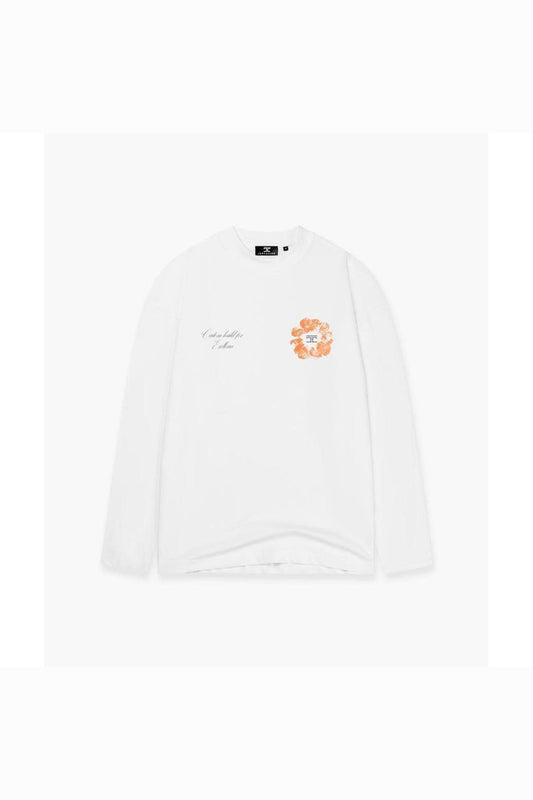 Flowers Longsleeve T-Shirt White