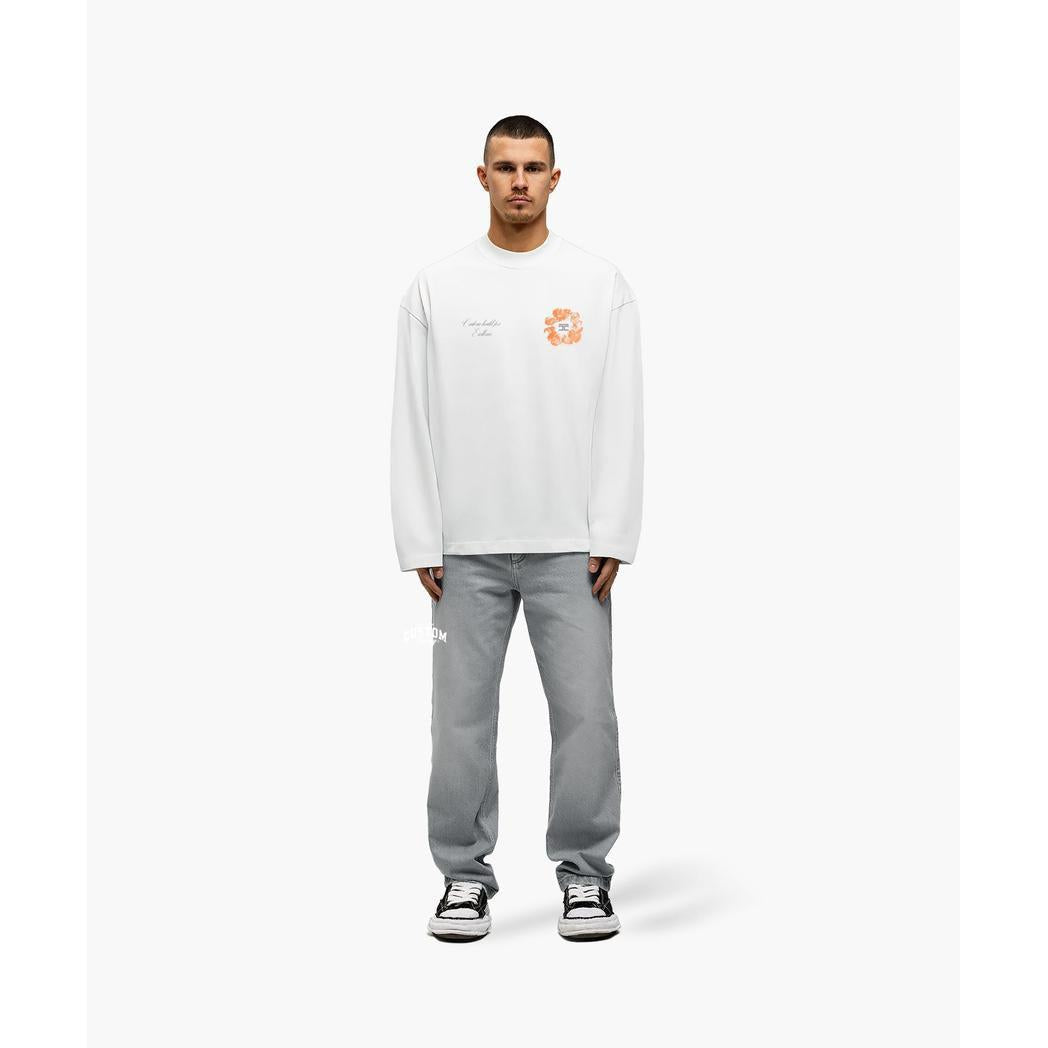 Flowers Longsleeve T-Shirt White