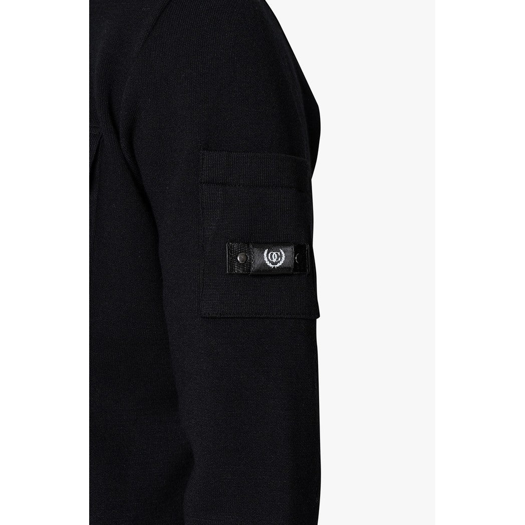 Fromanteel Knitted Vest Black-Quotrell-Mansion Clothing