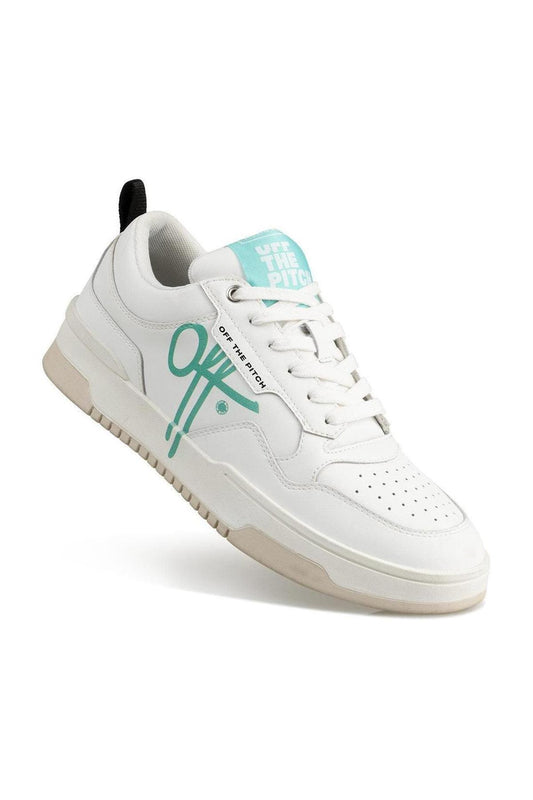 Full Stop Sneaker White/ Pool Blue
