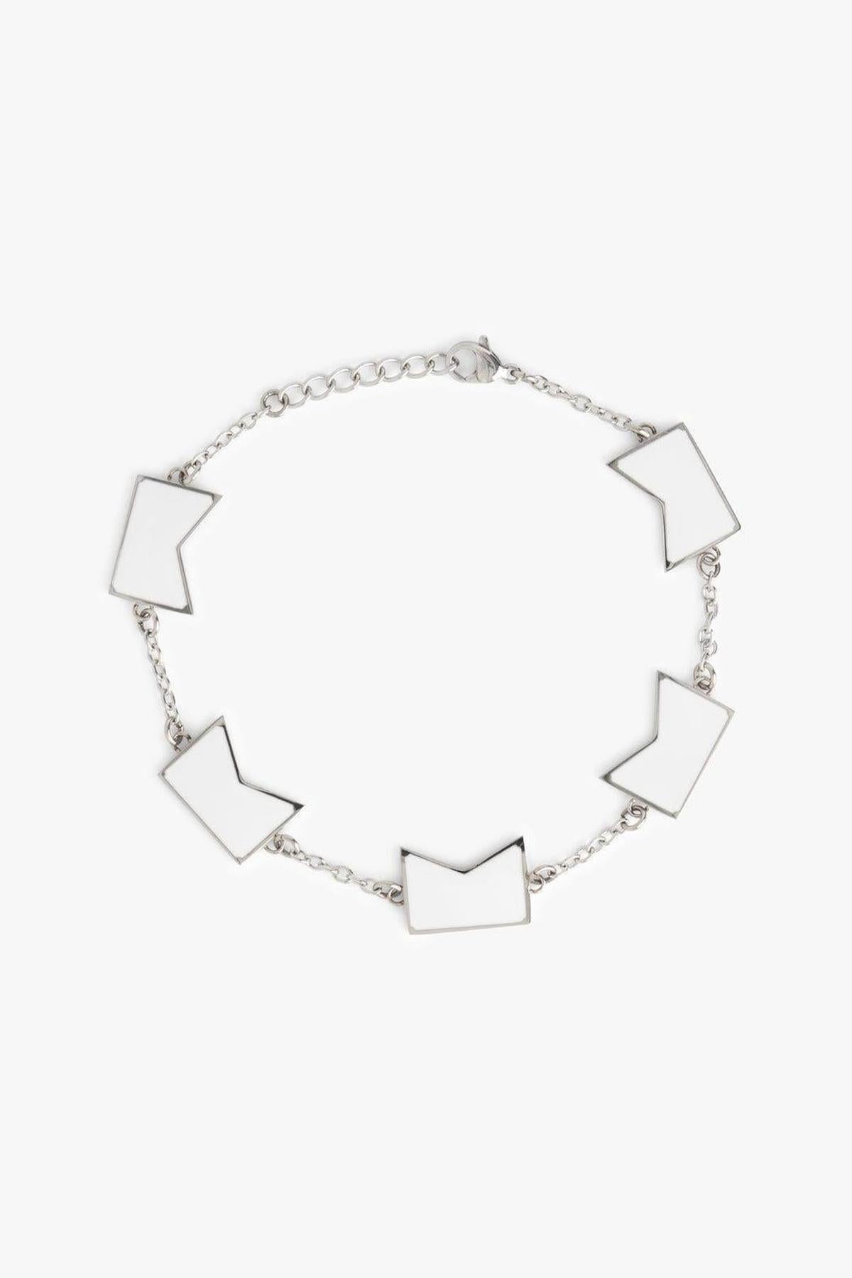 Fumes bracelet Silver/White
