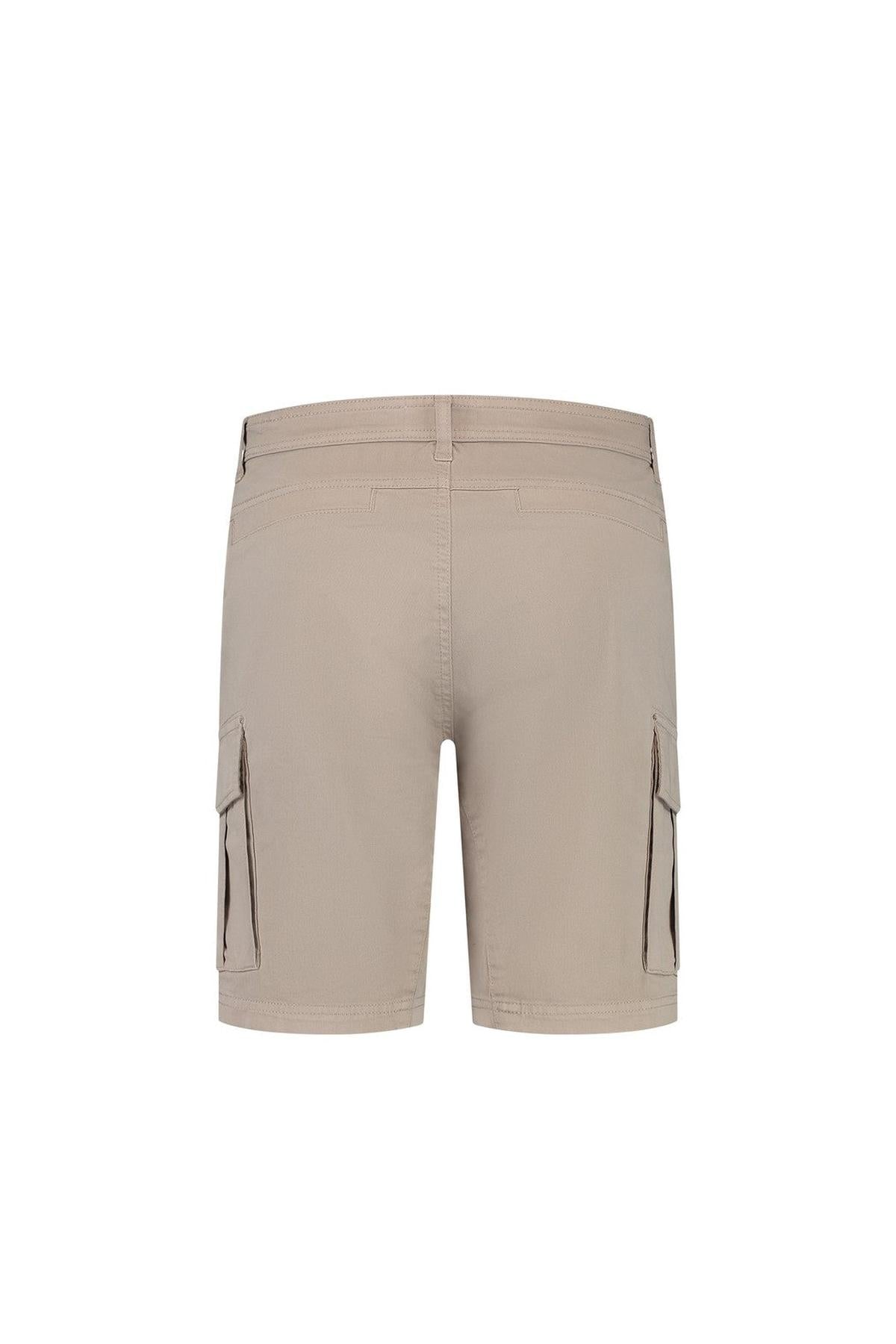 Garment Dye Cargo Shorts - Taupe