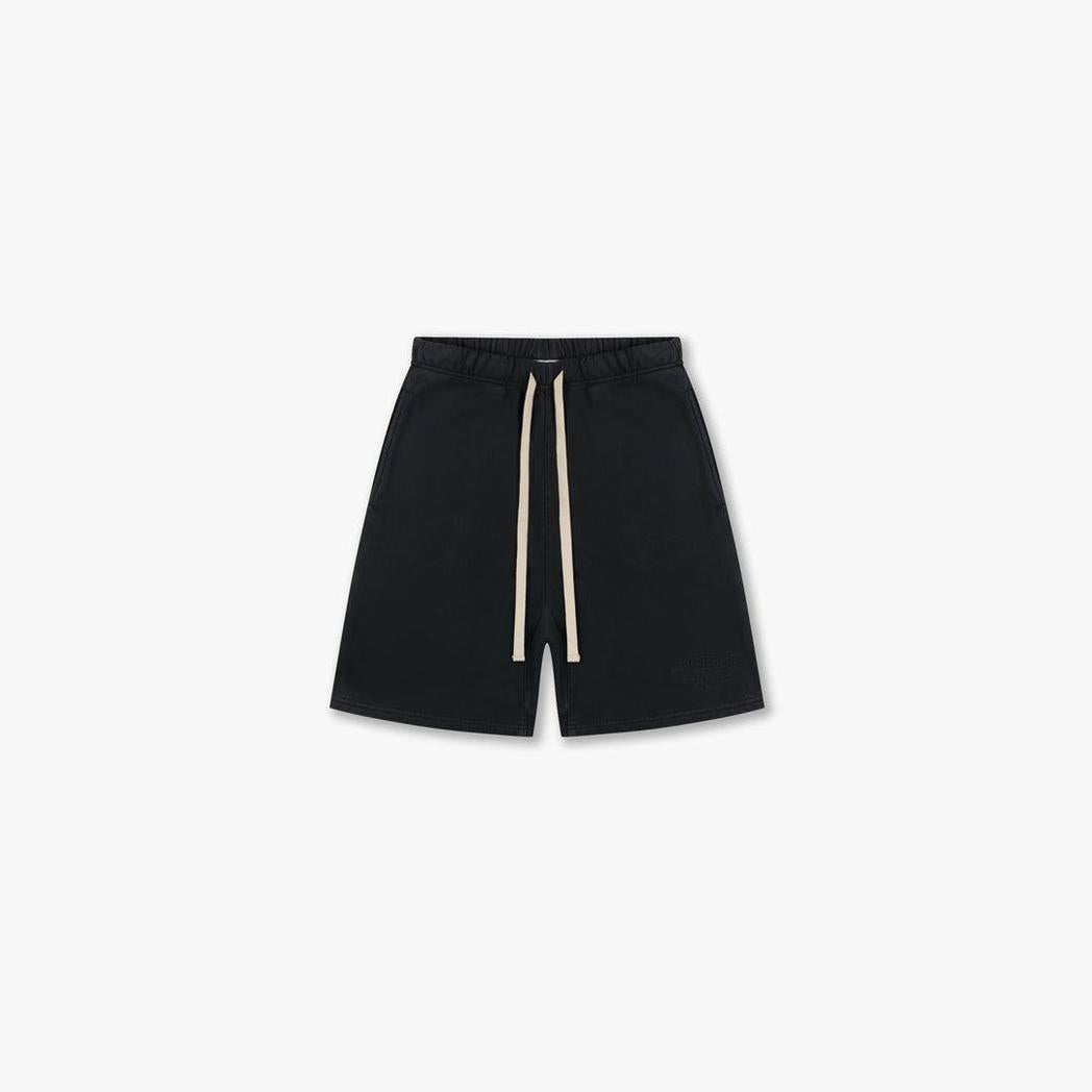 Garment Dye Shorts Black