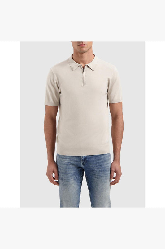 Half-zip Knitwear Polo Sand