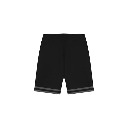 Knitted Shorts Black/Beige-Malelions-Mansion Clothing