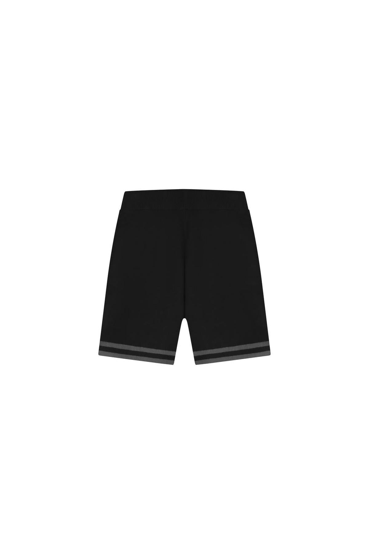 Knitted Shorts Black/Beige